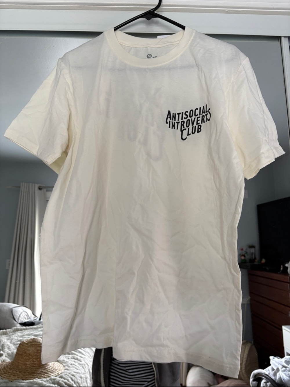 Antisocial Introverts Club Short-Sleeve Tee - White